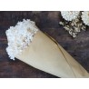 Bílá dekorace sušená květina hortenzie Hydrangea Flower - 60 cm Barva: bílo-krémová, béžováMateriál: sušená květina, papír