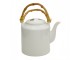 Bílá porcelánová konvice na čaj Nia - Ø 13*23 cm / 1500 ml