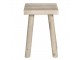 Dekorační stolička ze světlého dřeva - 18*18*26 cm