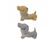 Hnědá dveřní zarážka v jezevčík Dachshund - 33*14*20cm Mars & More 