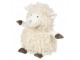 Bílá dveřní zarážka kudrnatá ovečka Sheep - 12*11*22 cm Mars & More 