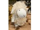 Bílá dveřní zarážka kudrnatá ovečka Sheep - 12*11*22 cm Mars & More 