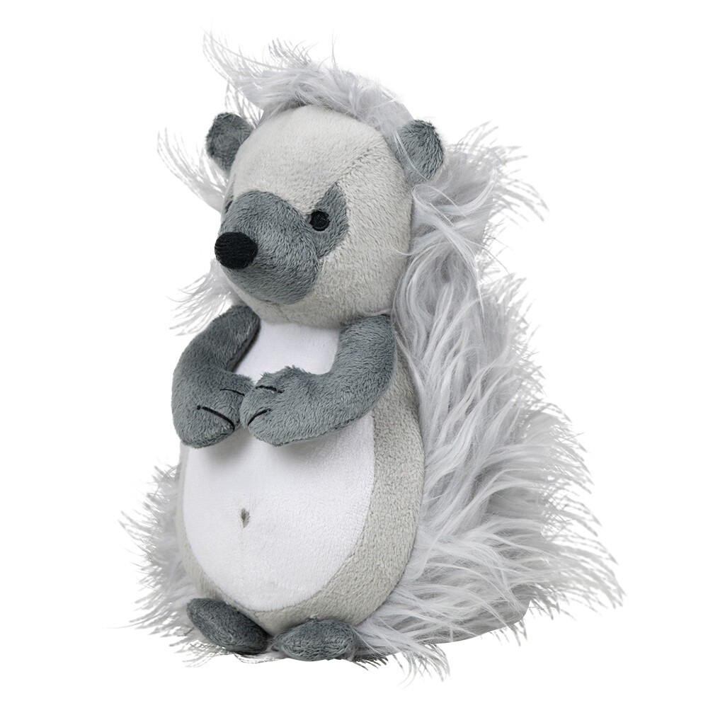 Šedá dveřní zarážka ježek Hedgehog - 15*14*21 cm