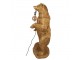 Zlatá stojací lampa medvěd Baer - 56*51*125 cm E27/max 1*40W