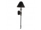 Černá antik nástěnná lampa Victoria - 31*32*117 cm E27/max 1*60W