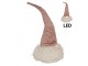 Dekorace socha skřítek Gnome se svítícím nosem - 20*20*44 cm/ 2*CR2032