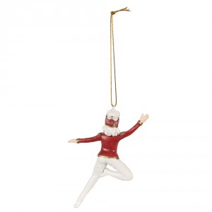Závěsná dekorace Louskáček - 8*2*11 cm