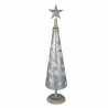 Zinkový antik dekorační vánoční stromeček s hvězdou - Ø 15*64 cm Barva: zinková antik, měděnozlatá antikMateriál: kovHmotnost: 0,32 kg