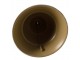 Zlatý antik dekorační zvonek na jutovém provázku - Ø 30*35 cm