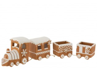 Vánoční perníkový vláček Gingerbread Train - 45*8*13cm