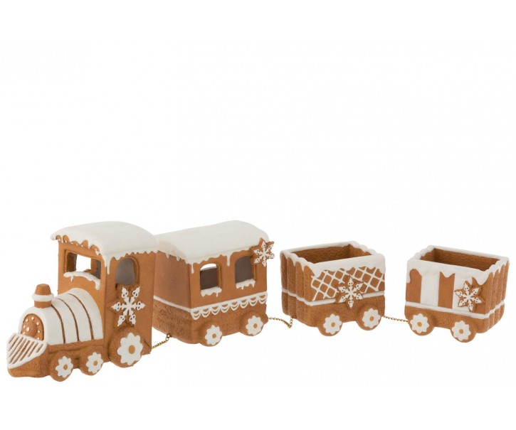 Vánoční perníkový vláček Gingerbread Train - 45*8*13cm