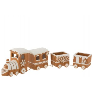 Vánoční perníkový vláček Gingerbread Train - 45*8*13cm
