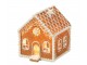 Vánoční perníková chaloupka s Led světýlky Gingerbread House - 18*15*17cm