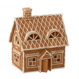 Vánoční perníková chaloupka s Led světýlky Gingerbread House - 18*14*22cm