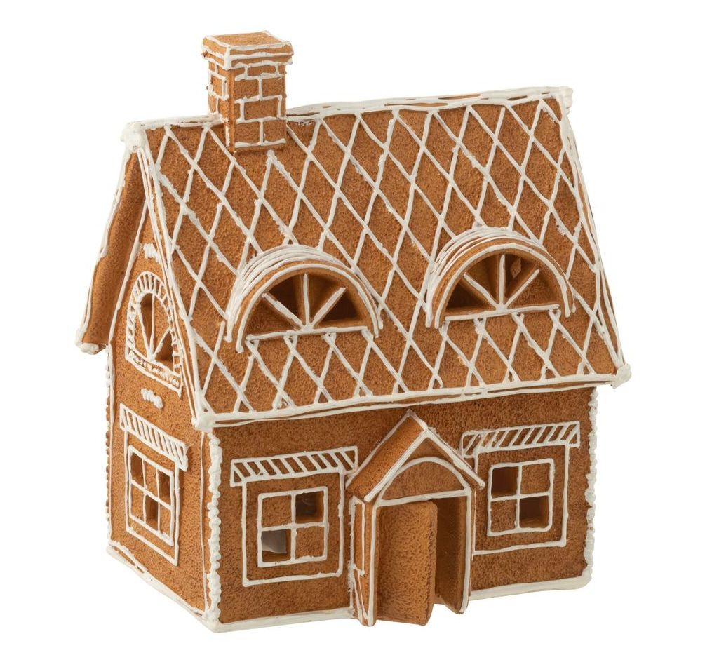 Vánoční perníková chaloupka s Led světýlky Gingerbread House - 18*14*22cm
