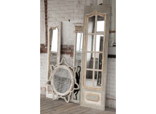 Vintage nástěnné zrcadlo v designu sloupu Celestine - 28*7*145 cm