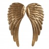 Zlatá antik nástěnná dekorace andělská křídla Angel Wings - 43*1*55 cm Barva: zlatá antikMateriál: kovHmotnost: 0,48 kg
