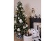 Černá antik vánoční dekorace soška Louskáček na stráži - 7*7*23 cm