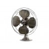 Mosazný dekorativní retro ventilátor na podstavci Factory - 31*21*37cmBarva: mosazná antikMateriál: kov
