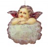 Vánoční kovová dekorace anděl Angel Vintage - 14*16 cm Barva: multiMateriál: kov