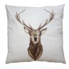 Béžový povlak na polštář s jelenem Deer - 45*45 cm Barva: Béžová, hnědáMateriál: PolyesterHmotnost: 0,12 kg