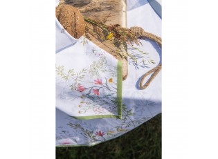 Bavlněný kulatý ubrus s lučními květy Wildflower Fields - Ø 170 cm