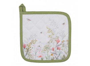Bavlněná chňapka - podložka s lučními květy Wildflower Fields - 20*20 cm