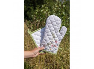 Bavlněná chňapka - rukavice s lučními květy Wildflower Fields - 18*30 cm