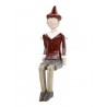 Dekorace sedící Pinocchio - 6*10*20 cm Barva: multiMateriál: polyresinHmotnost: 0,444 kg