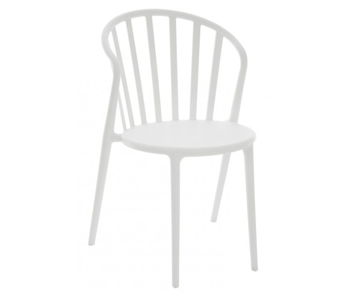 Bílá tvrzená židle Andy Polypropylene - 56*56*84 cm