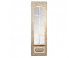 Šedozlatý antik dekorativní panel na postavení French - 50*4*172 cm