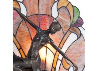 Stolní lampa Tiffany tančící žena Women- 35*15*44 cm E14/max 1*40W