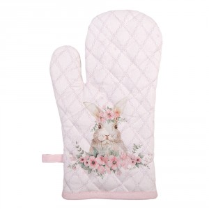 Bavlněná chňapka - rukavice s králíčkem Floral Easter Bunny - 18*30 cm