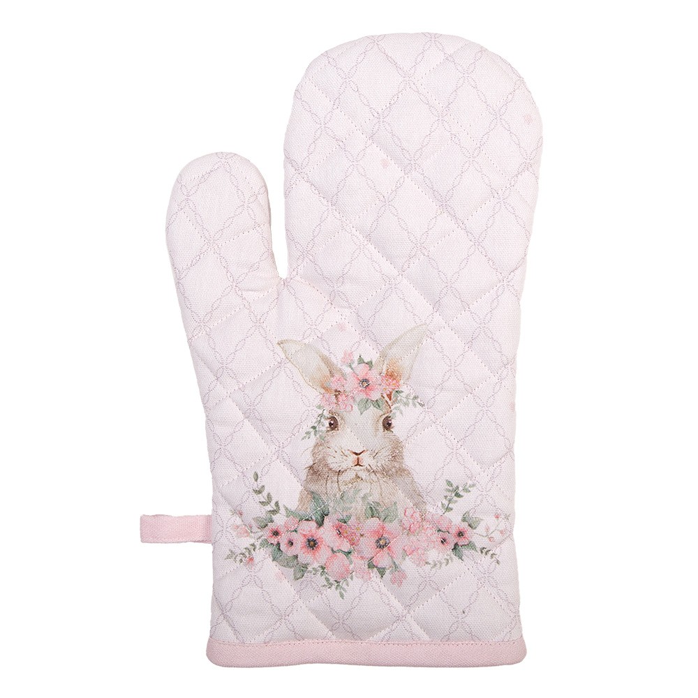 Bavlněná chňapka - rukavice s králíčkem Floral Easter Bunny - 18*30 cm