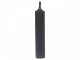 Černá úzká krátká svíčka Short dinner black - Ø 2 *11cm / 4.5h