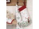 Béžový porcelánový domek s LED světýlky - 5*5*12 cm