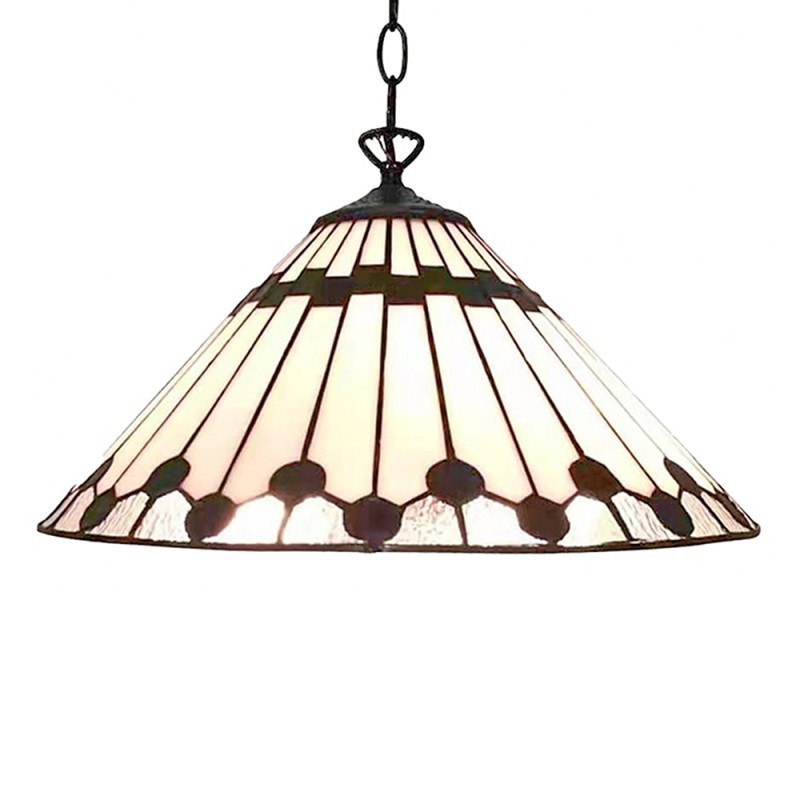 Levně Závěsná stropní lampa Tiffany Branilla - Ø 40 cm E27/max 1*60W 5LL-6176