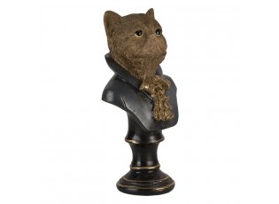 Dekorativní soška kočky v obleku - 14*10*24 cm
