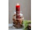 Červená adventní svíčka s čísly 1- 4 Advent Candle - Ø 5*20cm / 48h