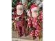 Vánoční dekorace Santa v pyžamu - 14*10*28 cm
