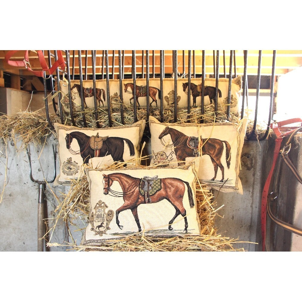 Gobelínový polštář Kůň Saddle Club - 45*15*31cm