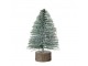 Malý zelený třpytivý vánoční stromeček Tree glitter - Ø 9*15 cm