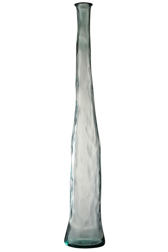 Vysoká skleněná transparentní váza Noah L - Ø 18*120 cm 4178 antik