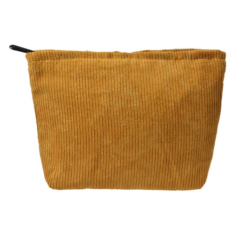 Žlutá dámská toaletní taška Carina - 25*18 cm Clayre & Eef