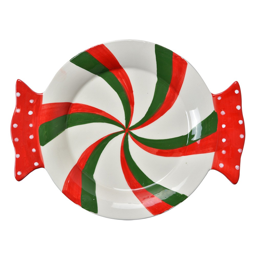 Keramická servírovací mísa/talíř bonbón Candy - 27*20*3 cm