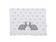 Bílý froté kuchyňský ručník s králíčky a srdíčky Bunnies in Love I - 40*66 cm