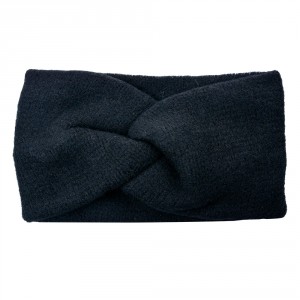 Dámská černá čelenka - 10*22 cm