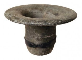 Zinkový antik kovový dekorační svícen Tilli - Ø 5*Ø 2*3 cm