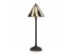 Béžovo-hnědá stolní lampa Tiffany Titto - Ø 20*60 cm E14/ 1*40W Clayre & Eef