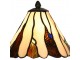 Béžovo-hnědá stolní lampa Tiffany Titto - Ø 20*60 cm E14/ 1*40W Clayre & Eef